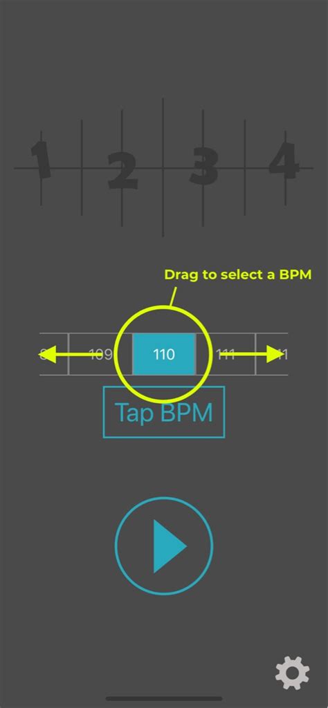 metronome voice counting.